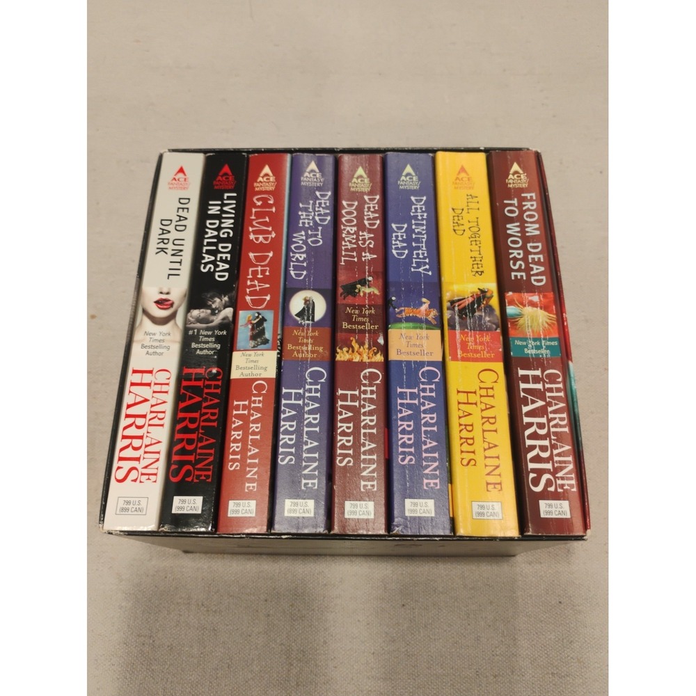 Sookie Stackhouse True Blood Series By Charlaine Harris 8-Novel Box Set 2008